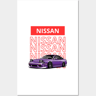 Nissan 240SX Posters and Art